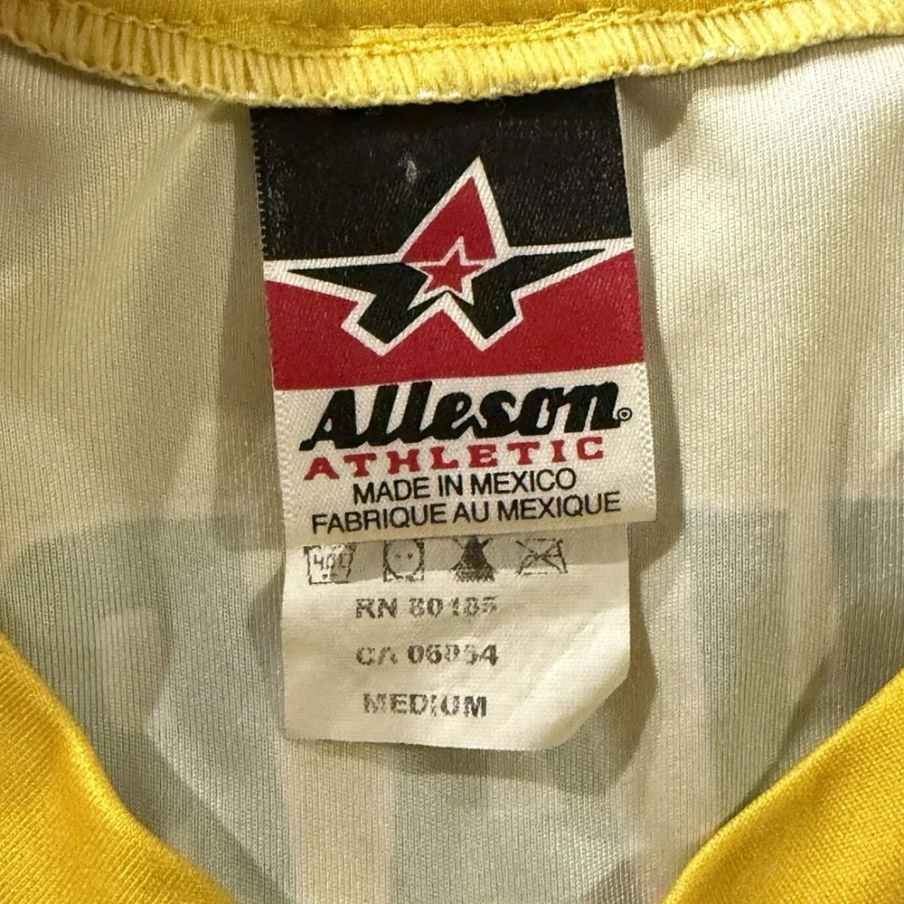 Vintage Alleson Oakland Athletics #15 Sharp Performance T-shirt‎ Men's Size M